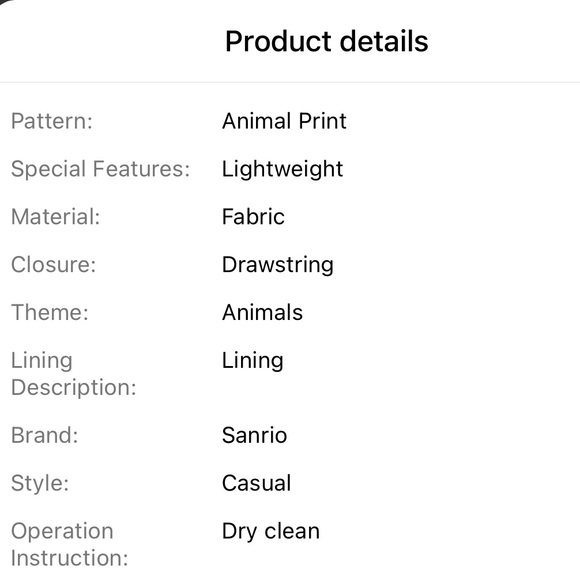 🆕 Hello Kitty Vintage Red Backpack, Lightweight Casual Drawstring Design Bag - Picture 8 of 10